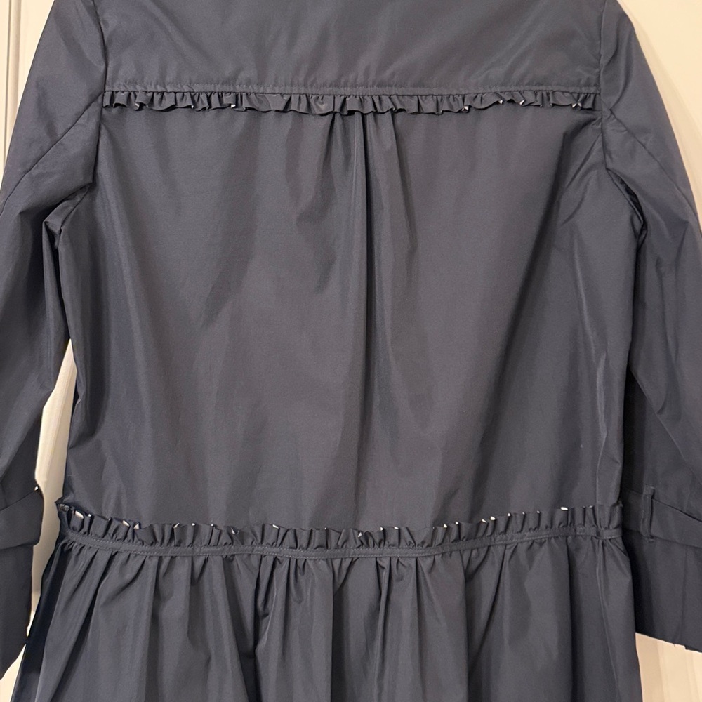Chic Navy Women's Trench Coat - Picture 6 of 7